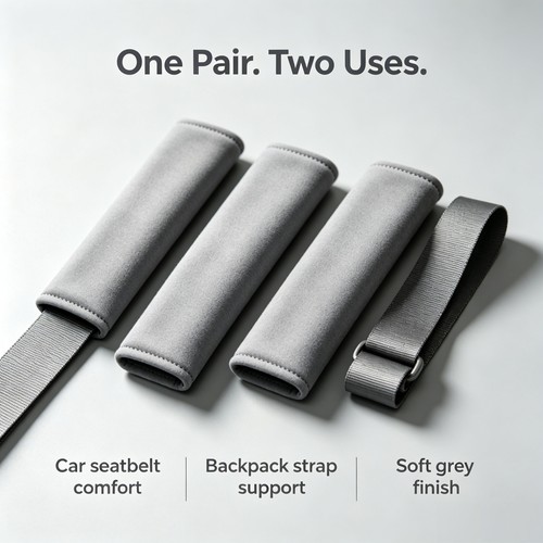 Car seat belt pads safety - car,