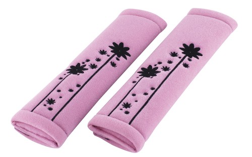 Pink car seat belt - seat,